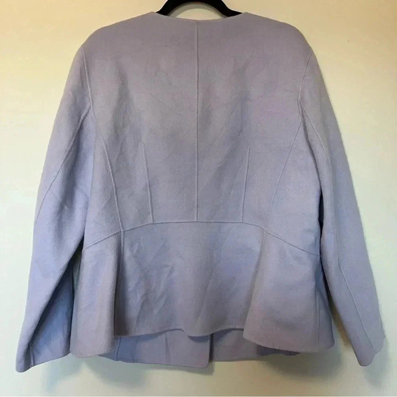 NWOT Talbots 90%  wool lavender lilac jacket - Picture 6 of 6